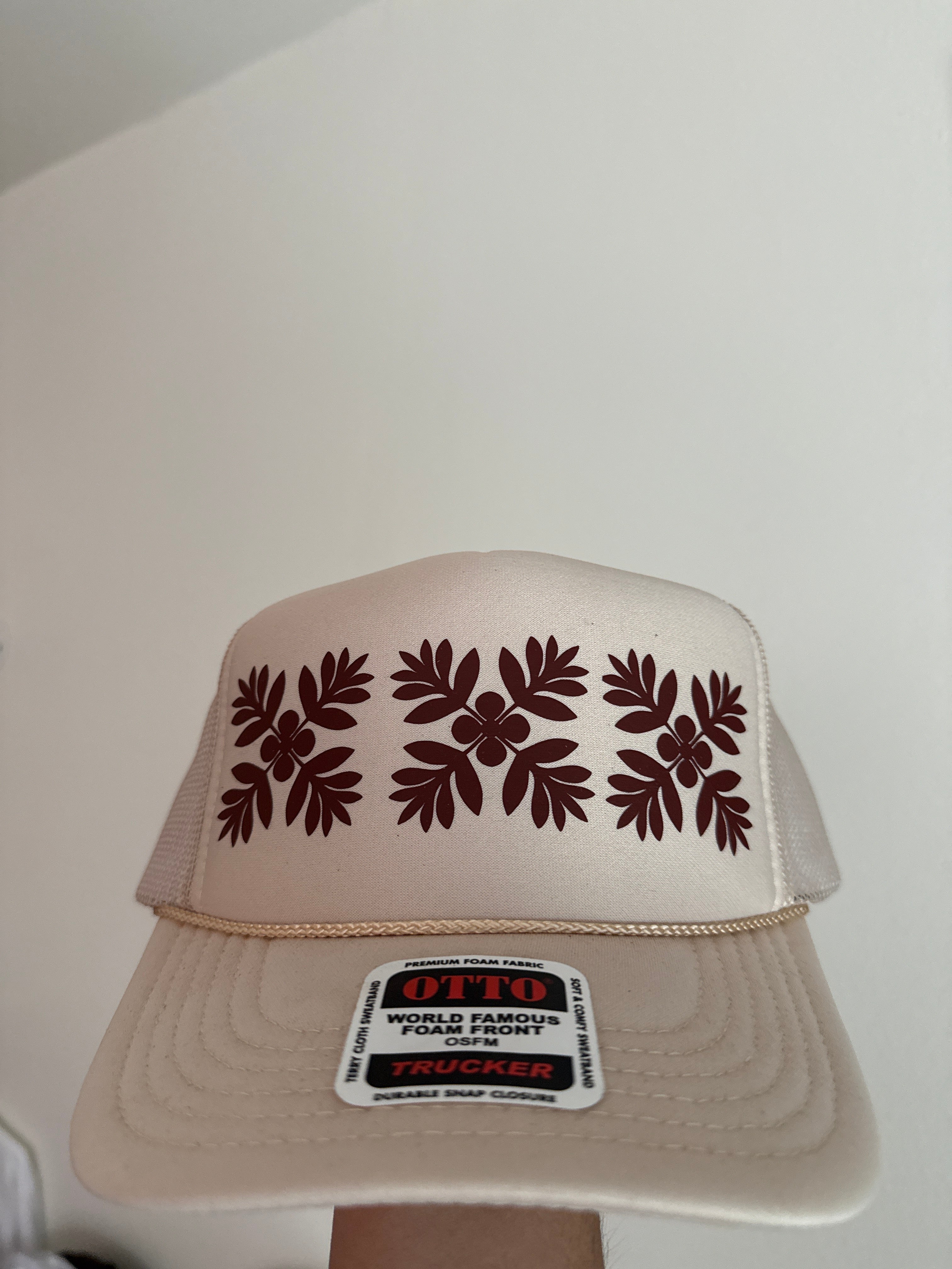 Tan & Brown Quilt Trucker