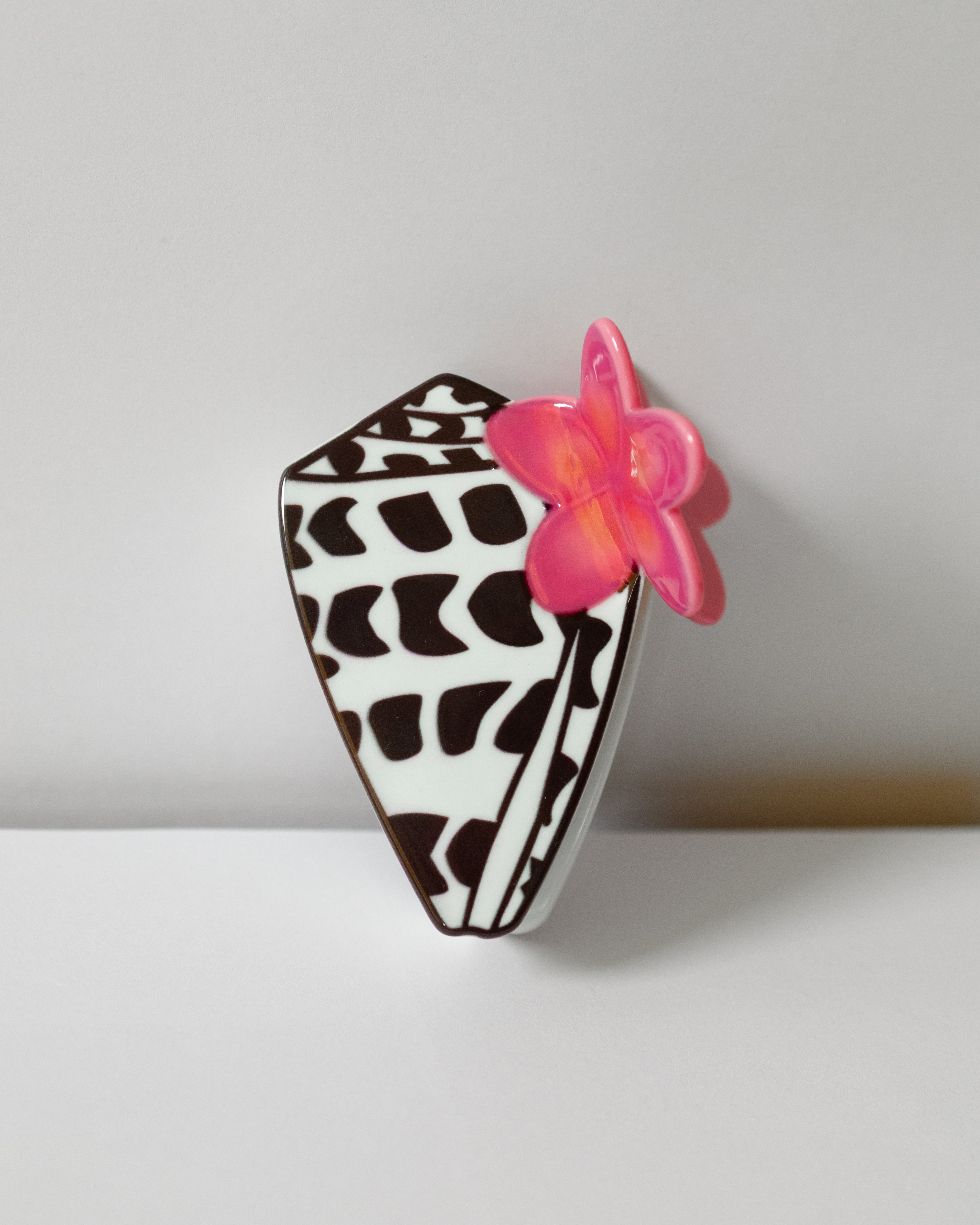 Plumeria Hebrew Claw Clip