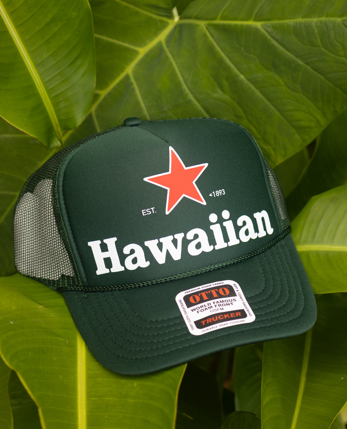 Hawaiian Trucker Green