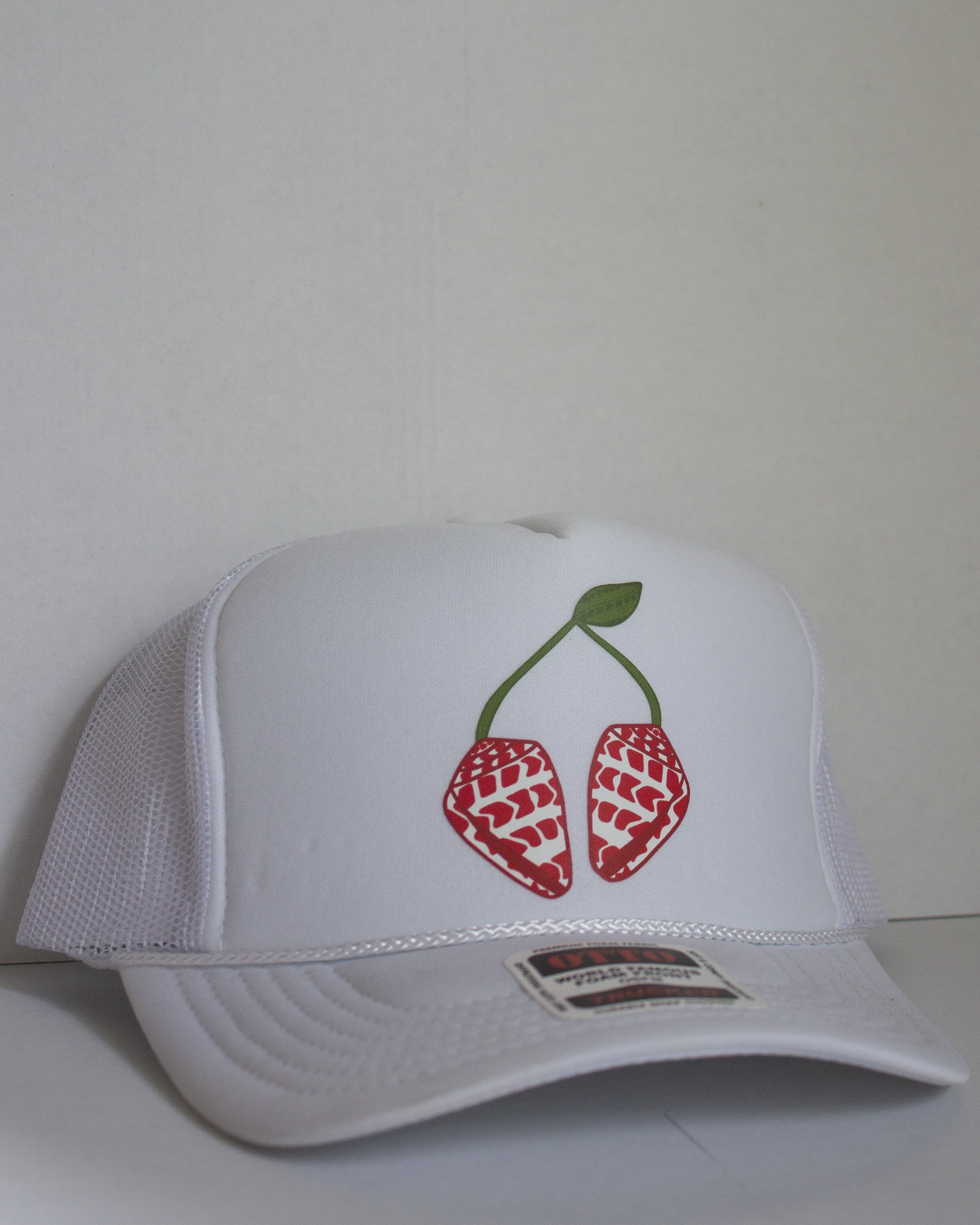 Hebrew Cherreh Trucker Hat White