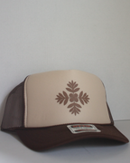 Ulu Quilt Trucker Hat Two Tone+Brown